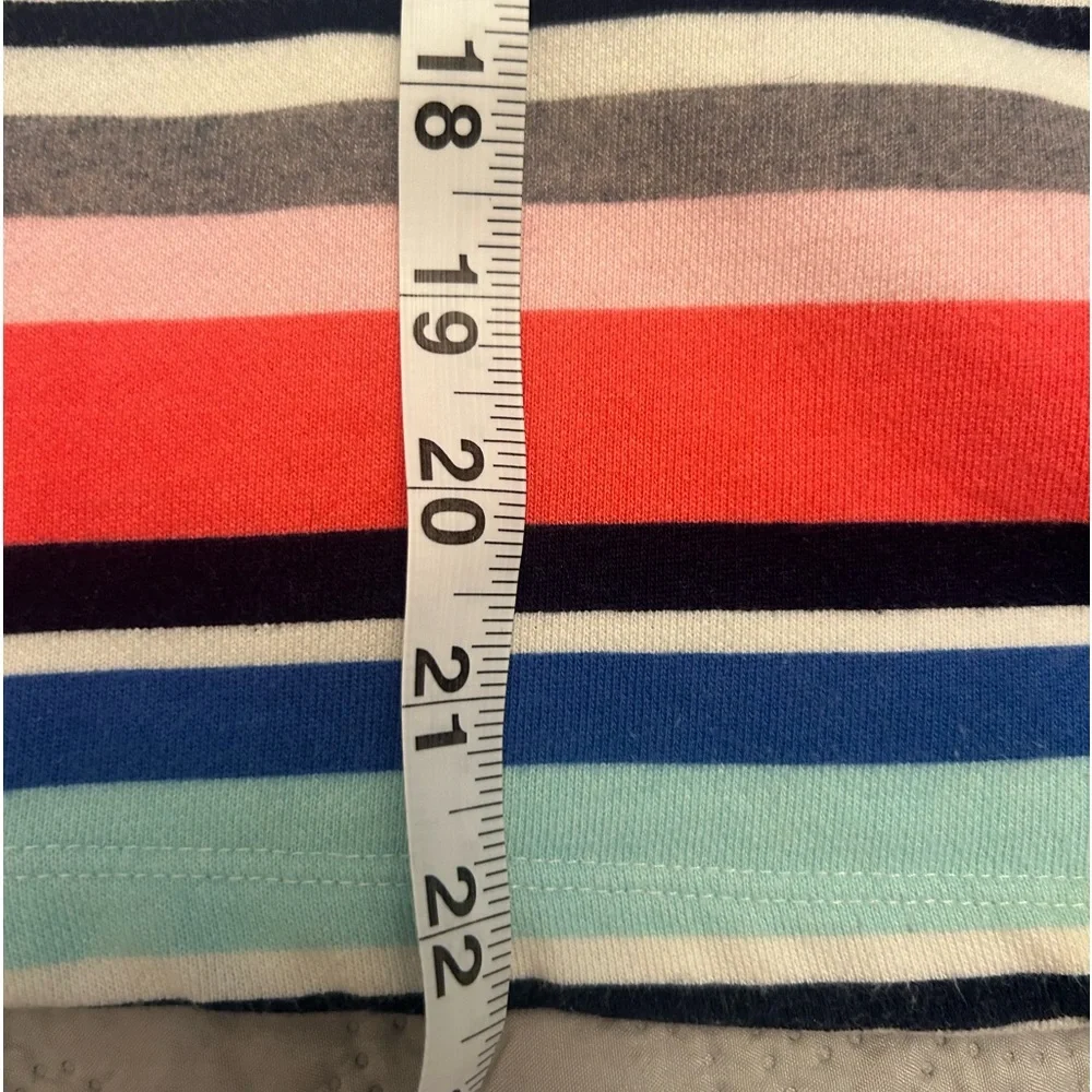 Gymboree striped sweatshirt A line dress. Vibrant pinks and blues. Size 5 Nice!